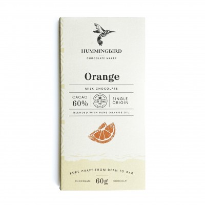 Orange Milk 60% - HUMMINGBIRD chocolate
